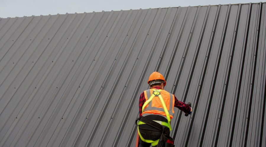 Professional metal roof installation services in Webster City, IA